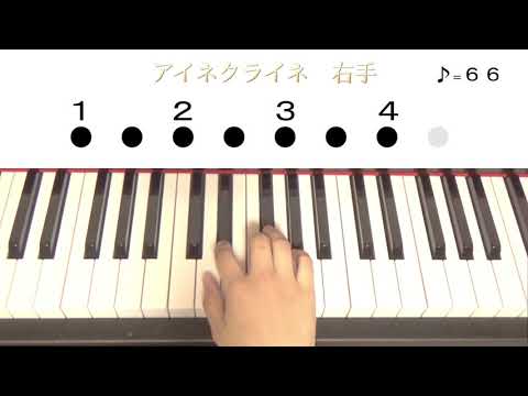 【ピアノ・練習用】アイネクライネ（米津玄師）右手Ａメロ