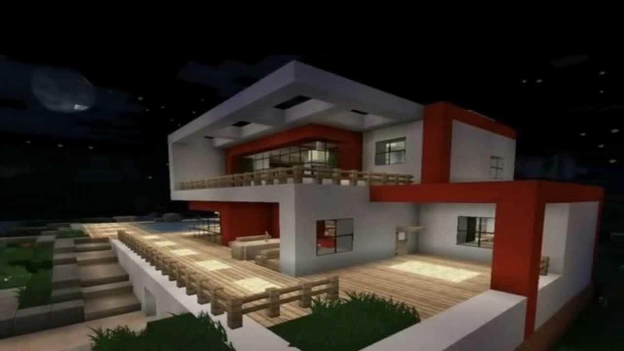 videos de minecraft como fazer casas modernas