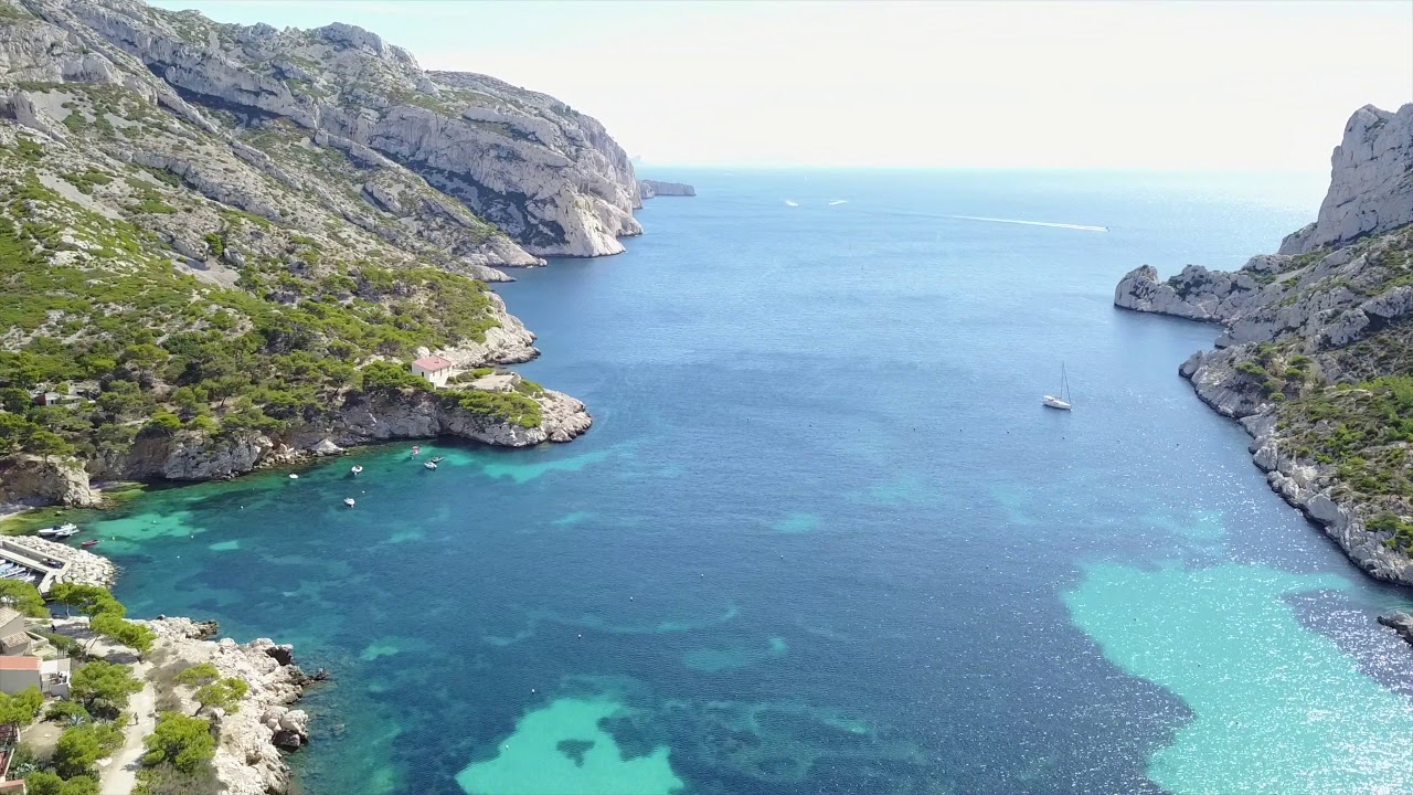 Calanques Sormiou avec Drone