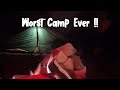 Horrible conditions in the woods  wildcamping outdoorcooking tarps