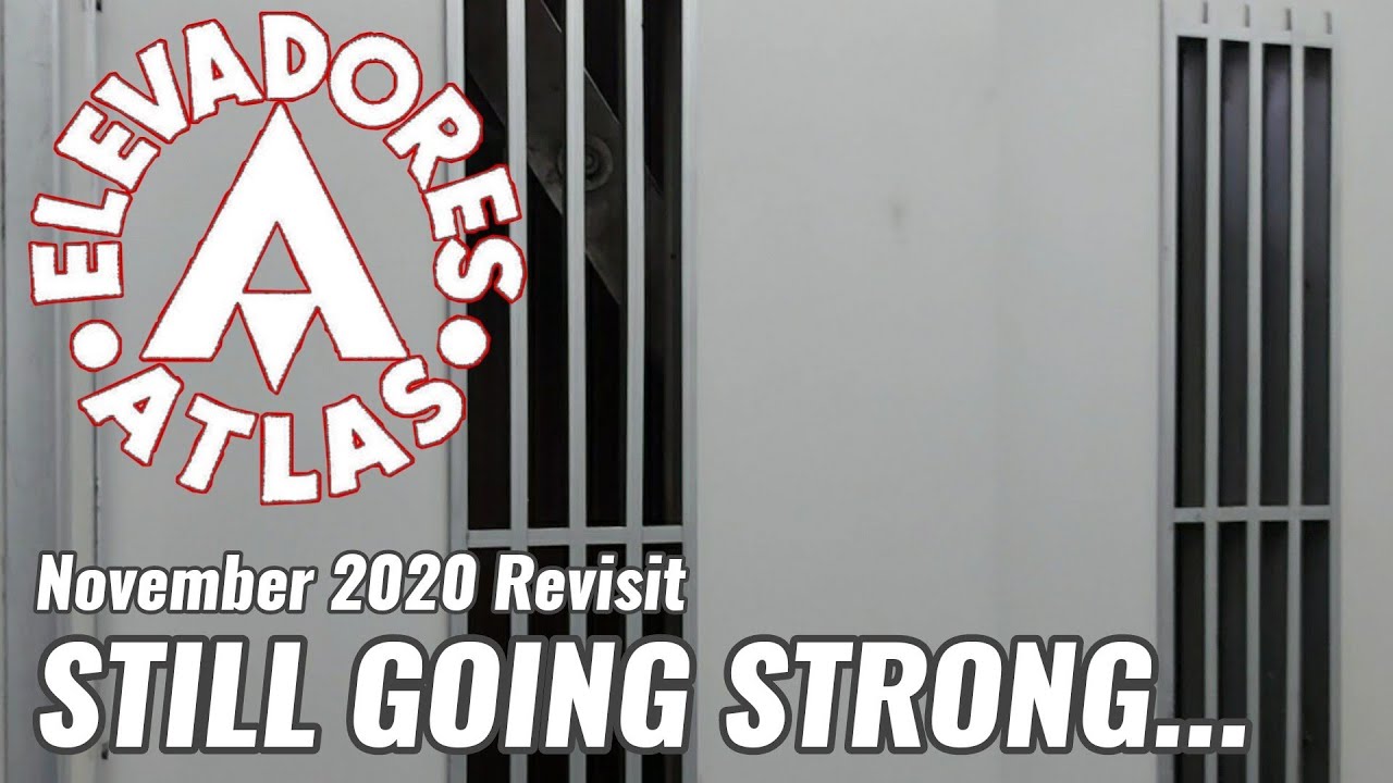 Luxury BL fixtures!  Vintage 1970s ATLAS ACBD Traction Elevator - Fabrics Store - Downtown - GO, BR