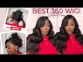 THE PERFECT 360 WIG! FLAWLESS BOUCY BODY WAVE WIG! EASY INSTALL SECURE INVISIBLE STRAP! |GEETA HAIR|