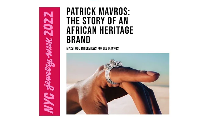 NYCJW22 | Patrick Mavros: The Story Of An African ...