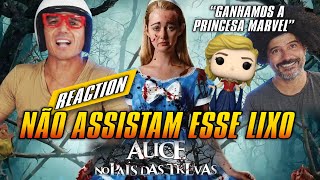 NÃO ASSISTA Alice no País das Trevas REAÇÃO AO TRAILER 1  #REACTION