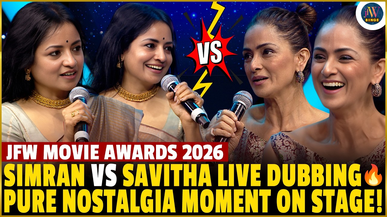 Savitha Reddy LIVE Dubbing for Simran 😍Simran Recreates Vaali & Tourist Family Scenes🔥Vijay | Ajith