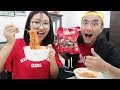 2X spicy noodle challenge🔥| with Subtitle