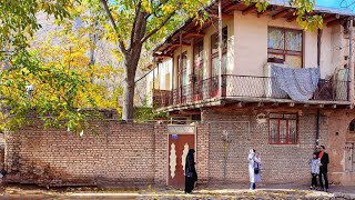 Alley, old and beautiful village house, Historical Iran  Esfahan  lifestyle کوچه باغ خوانسار اصفهان
