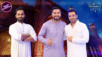 Rumman Raees On Set With Faysal Quraishi And Syed Ali Haider Jaffari | Bajate Raho Production