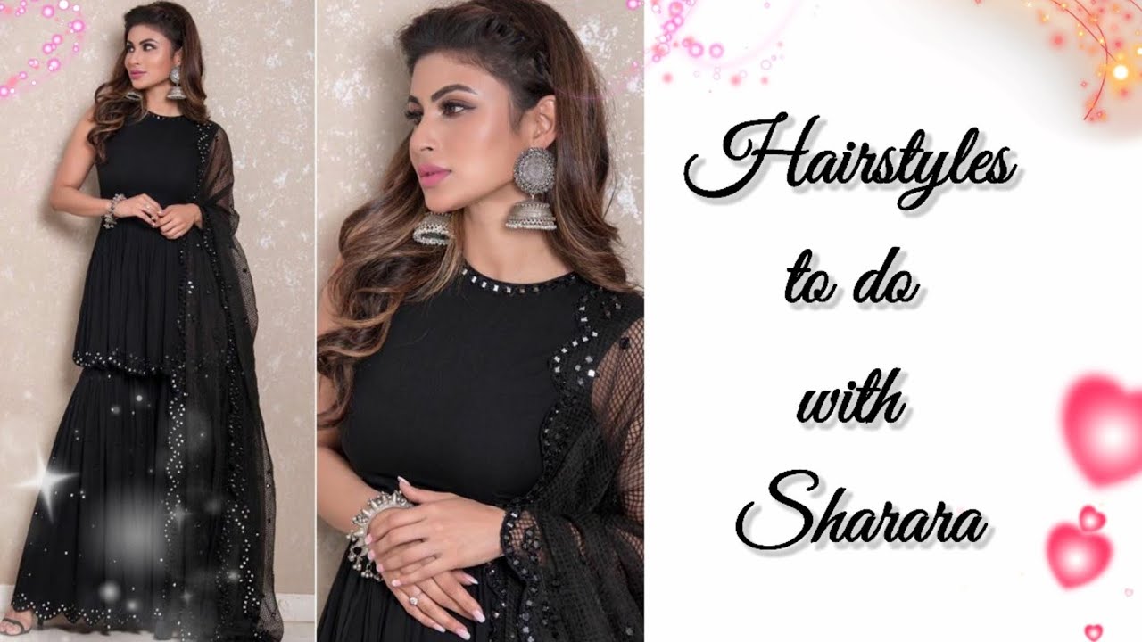 Hairstyles for Girls || Hairstyles to do with sharara - YouTube