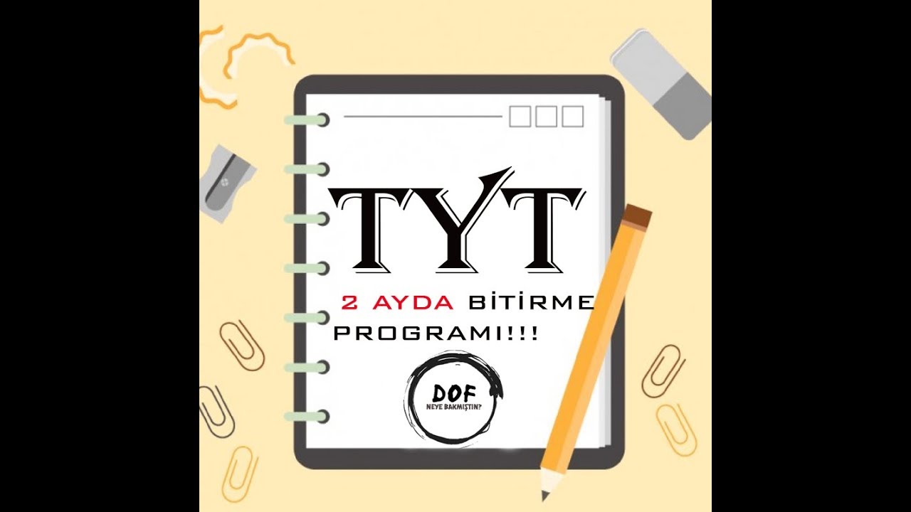 2 Ayda Tyt Konularini Bitirme Programi Youtube