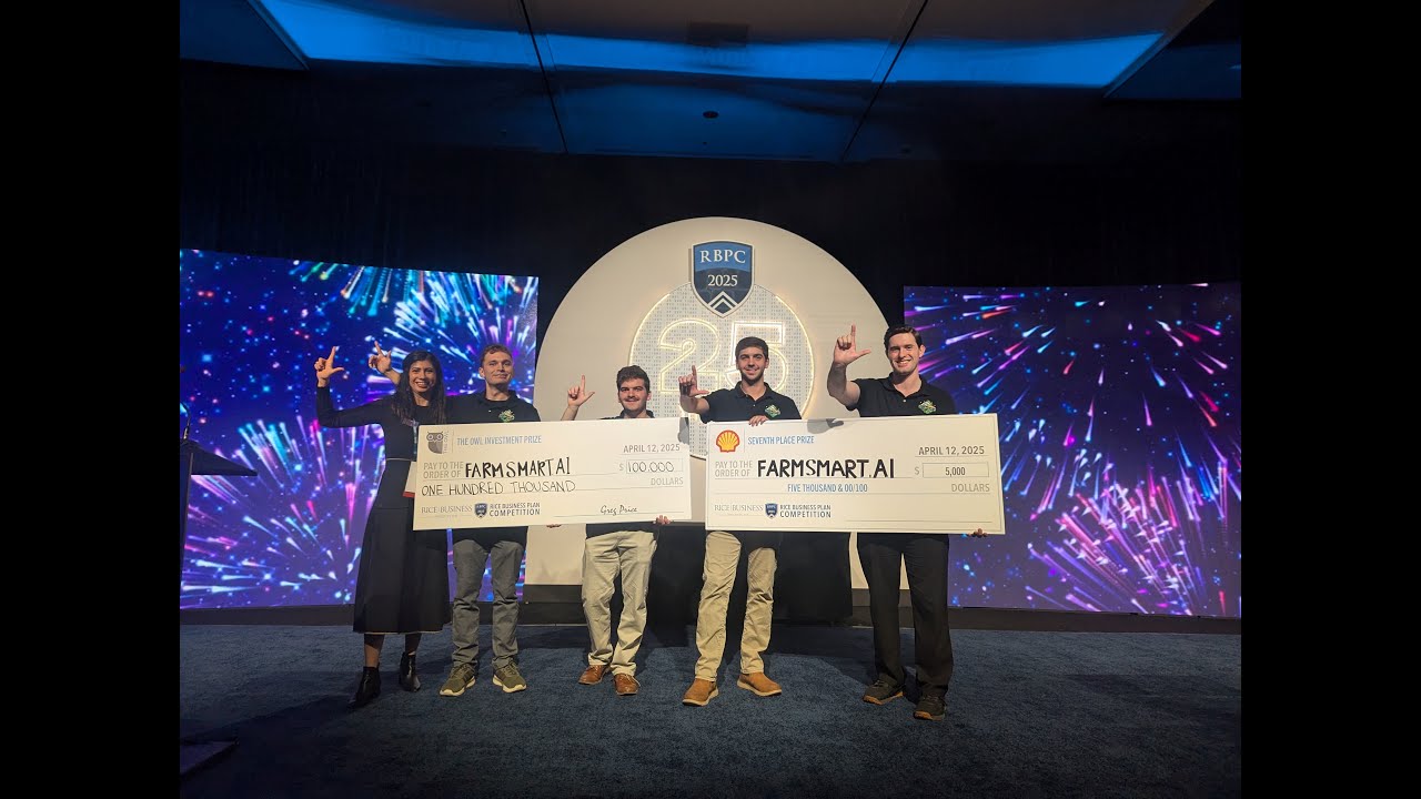 FarmSmarter.ai Finalist Pitch at the 2025 Rice Business Plan Competition