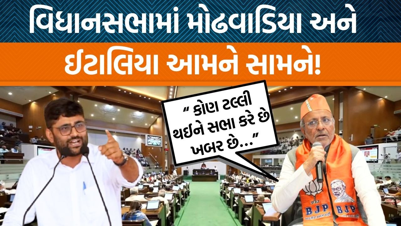 વિધાનસભામાં અર્જુન મોઢવાડિયા અને ગોપાલ ઈટાલિયા કયા મુદ્દે ઝઘડી પડ્યા?