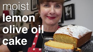 Moist Lemon Olive Oil Cake