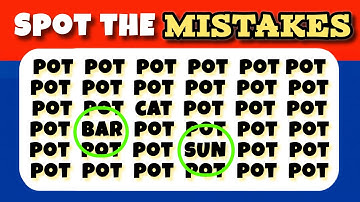 Only 1% Can Find All 18 Mistakes! Spot the Mistakes – 3 Challenging Levels 🔍🧠⏱️