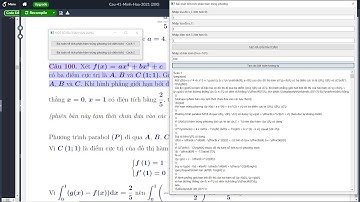 [Python LaTeX]  Giải câu 41 Đề MH Toán 2024-2 cách và tạo 200 bài toán tương tự với app Python-Pyqt6