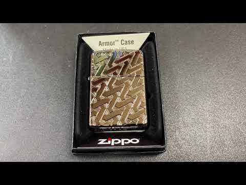 The best engraved Zippo  (Geometric weave design)