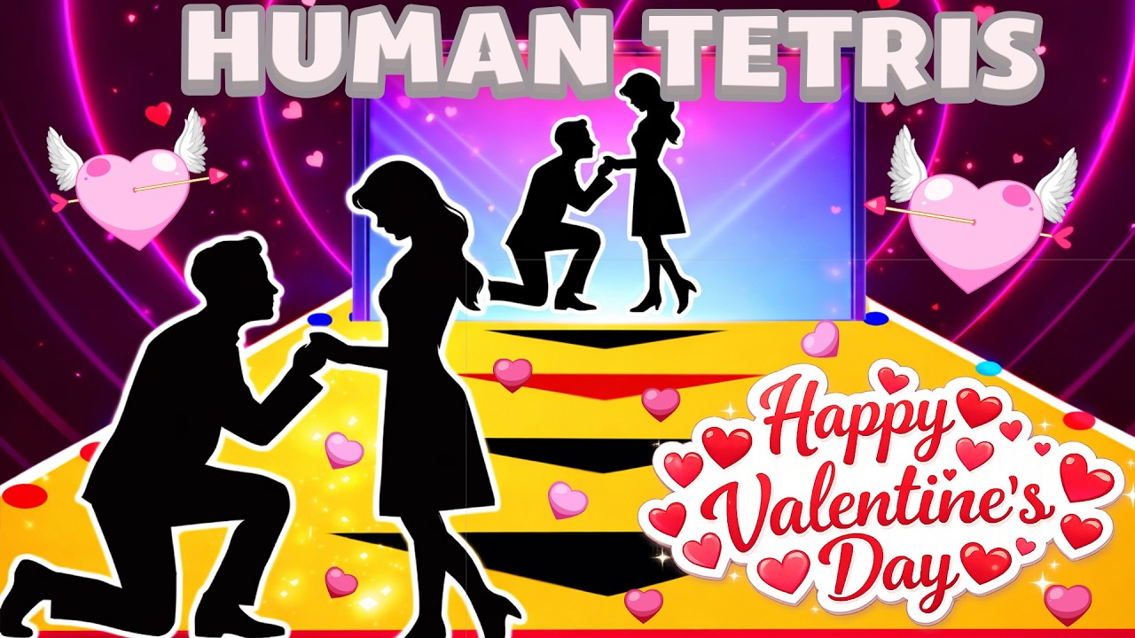 🔥 HUMAN TETRIS – Immersive Interactive Warm-up | CO-OP MODE 🔥