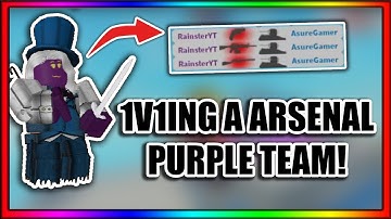 1v1 With Roblox Arsenal Mod Rainster | Arsenal