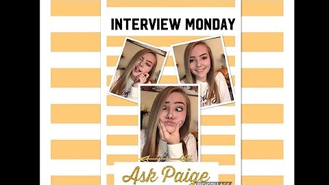 Interview Monday: Ask Paige