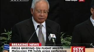Malaysian PM: the #MH370 ended in the middle of S. Indian Ocean