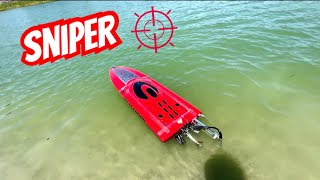 Delta Force Sniper - 8s Castle Hydra 2028 - 76 mph - T Class Boat by Rogalla Marine RC 1,236 views 1 month ago 9 minutes, 19 seconds
