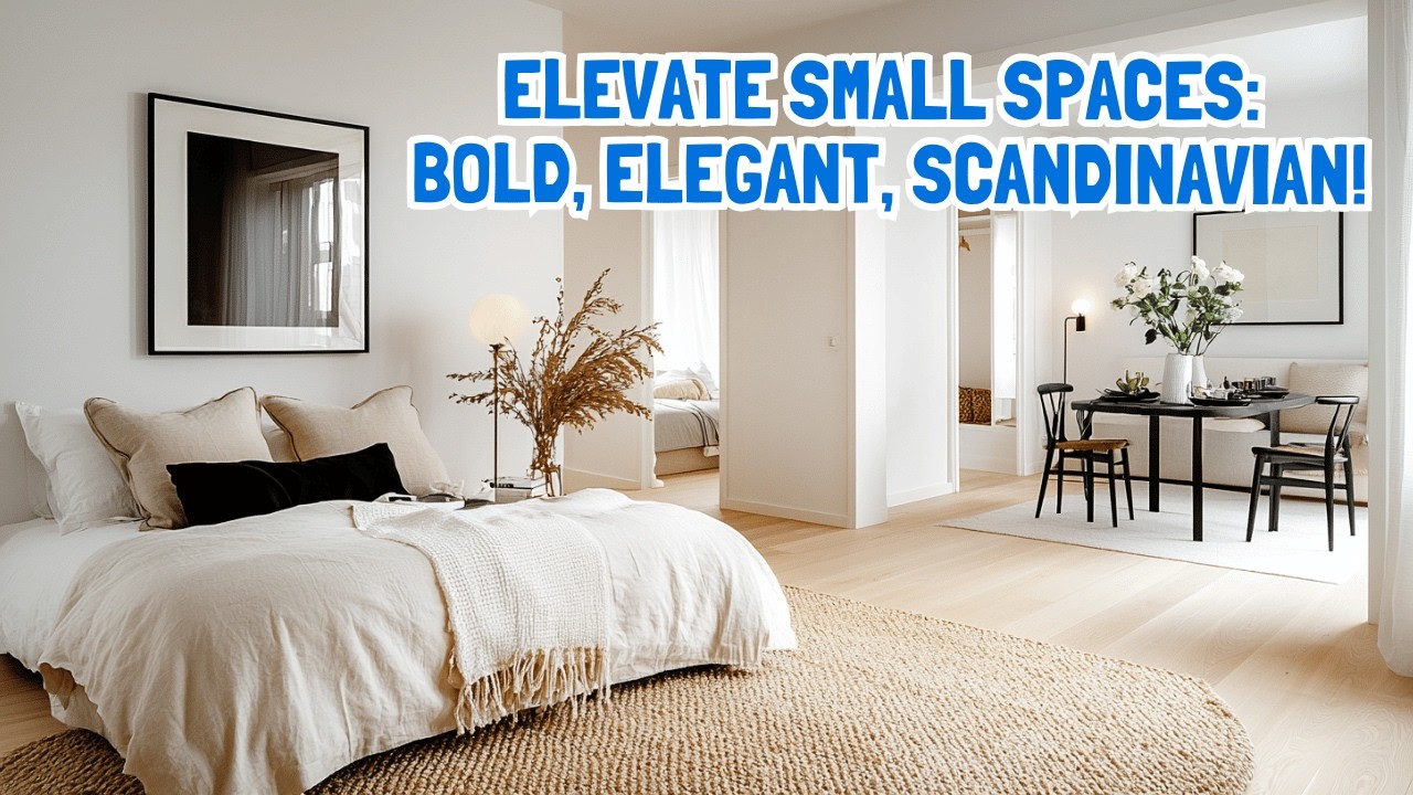 View of Elegant Scandinavian Style: Transforming Small Apartments - YouTube