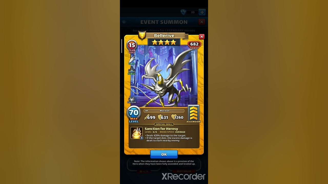 Empires and Puzzles Bellerive Review and Test Drive GARGOYLES