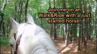 Adventure Trail Ride with a Youngster - Come with me on Masi's first trail ride