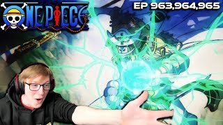 ODEN SETS SAIL! WHITEBEARD! VS ROGER?!!| One Piece Episodes 963, 964, 965 Reaction (Wano Week 2 #1)