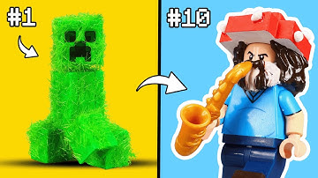 Minecraft Movie Characters in LEGO