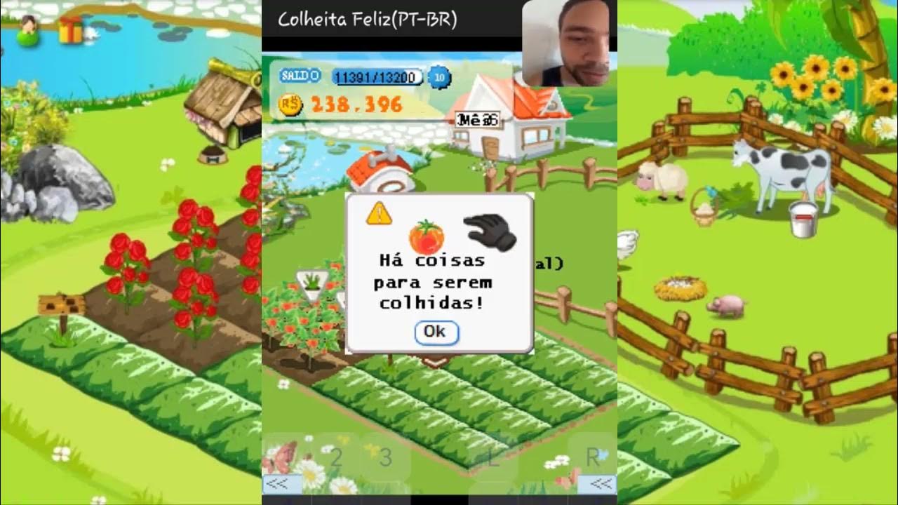 COLHEITA FELIZ: JOGANDO GRÁTIS E COLHENDO MINHA PLANTAÇÃO DE MILHO! 