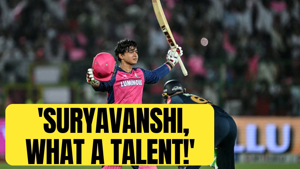 14-year-old Vaibhav Suryavanshi breaks world record, slams fastest IPL century by an Indian