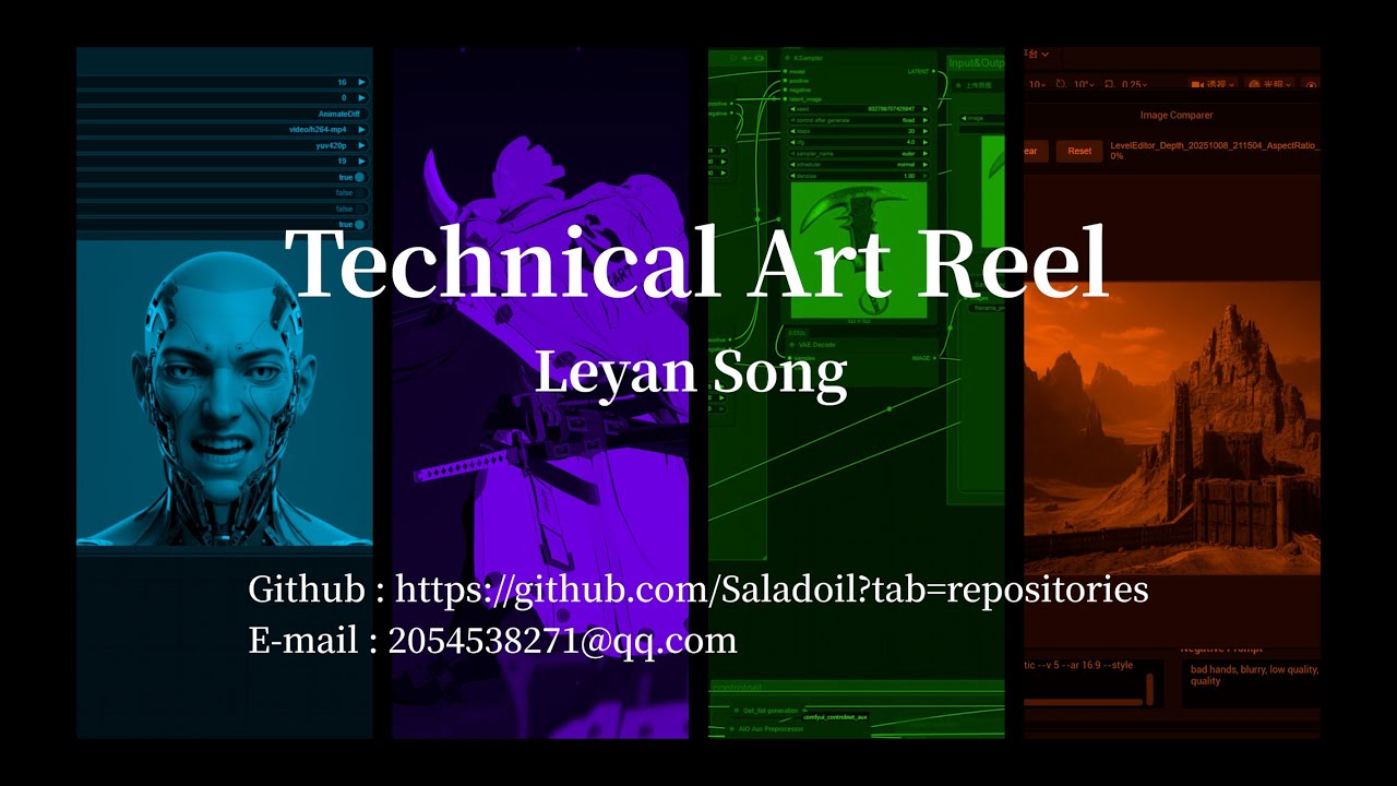 LeyanSong | Technical Art (Game Engine Rendering) Reel | 2025
