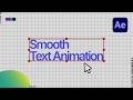 Make Your Text Look This Smooth In After Effects!