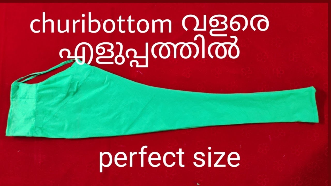 churibottom cutting &stitching for beginners /pyjama/churithar pants/in