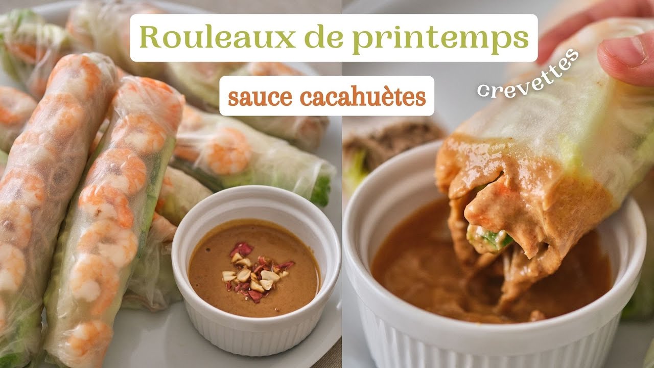 Rouleaux de printemps faciles!