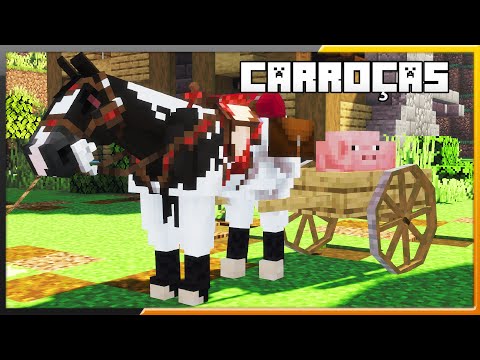 ✓LANÇOU SWEM - O MOD MAIS REALISTA DE CAVALOS! - TUTORIAL MINECRAFT MOD 