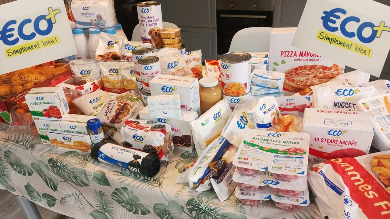 ⭐RETOUR DE COURSES 100% Éco+⭐💵Avec les Prix😀 #retourdecourses #leclerc #ecoplus