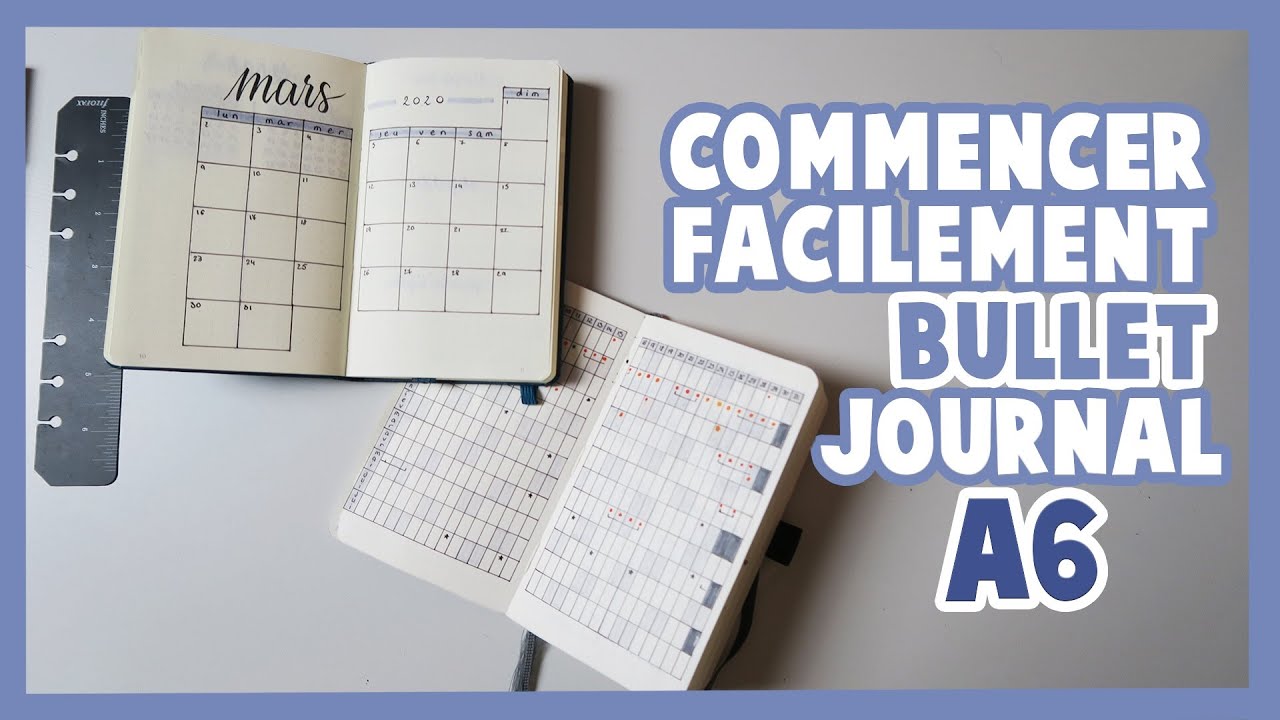 Commencer FACILEMENT un BULLET JOURNAL minimaliste en A6 !