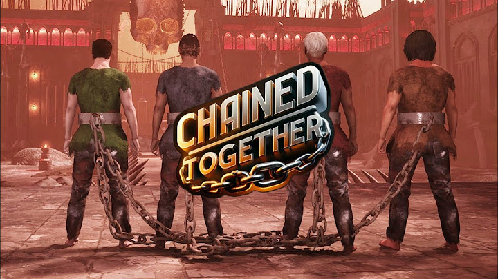 تحدي الصعود الى القمه بالسلاسل لعبة\CHAINED TOGETHR🤣🤣😂