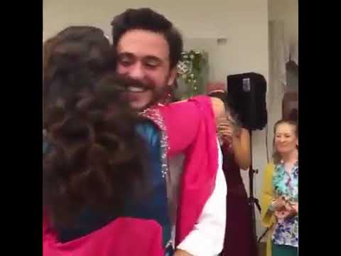 Wedding bride and groom in action - YouTube