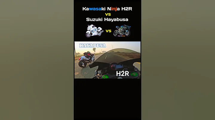 Kawasaki Ninja H2R vs Hayabusa  Drag Race of Legends!  Who’s the King of Speed? #h2r