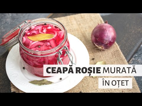 Ceapă roșie murată în oțet. Aromată, crocantă și mai ales delicioasă! | Bucate Aromate