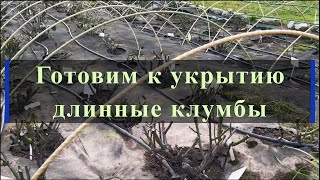 Готовим к укрытию длинные клумбы. Питомник растений Е. Иващенко