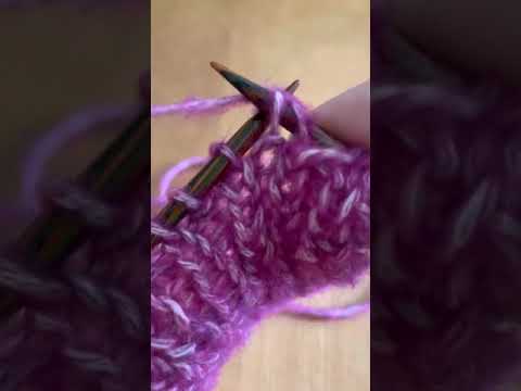 RDD (right double decrease) for ribbed fabric