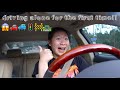 driving alone for the first time!!