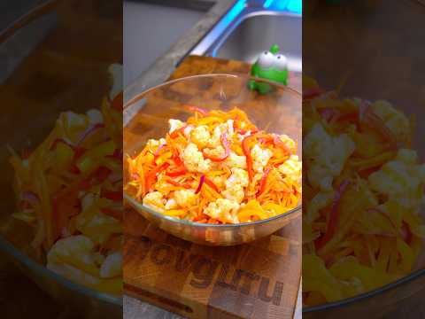 Korean-Style Cauliflower Salad – crunchy, spicy, and full of flavor! #cooking #koreansalad