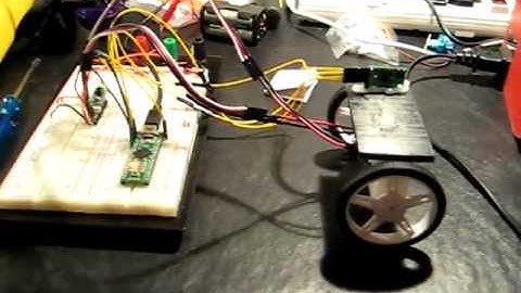 first test of balancing robot