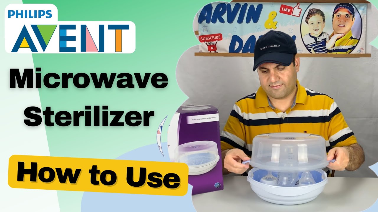 Avent Microwave Sterilizer How to Use - How much water do you put? [Philips  Avent Sterilizer] - YouTube