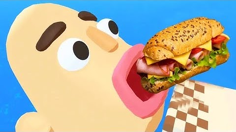 sandwich runner🍔🪀❓.walkthrough. . new levels!! all levels game. ios . android. game play. trailer